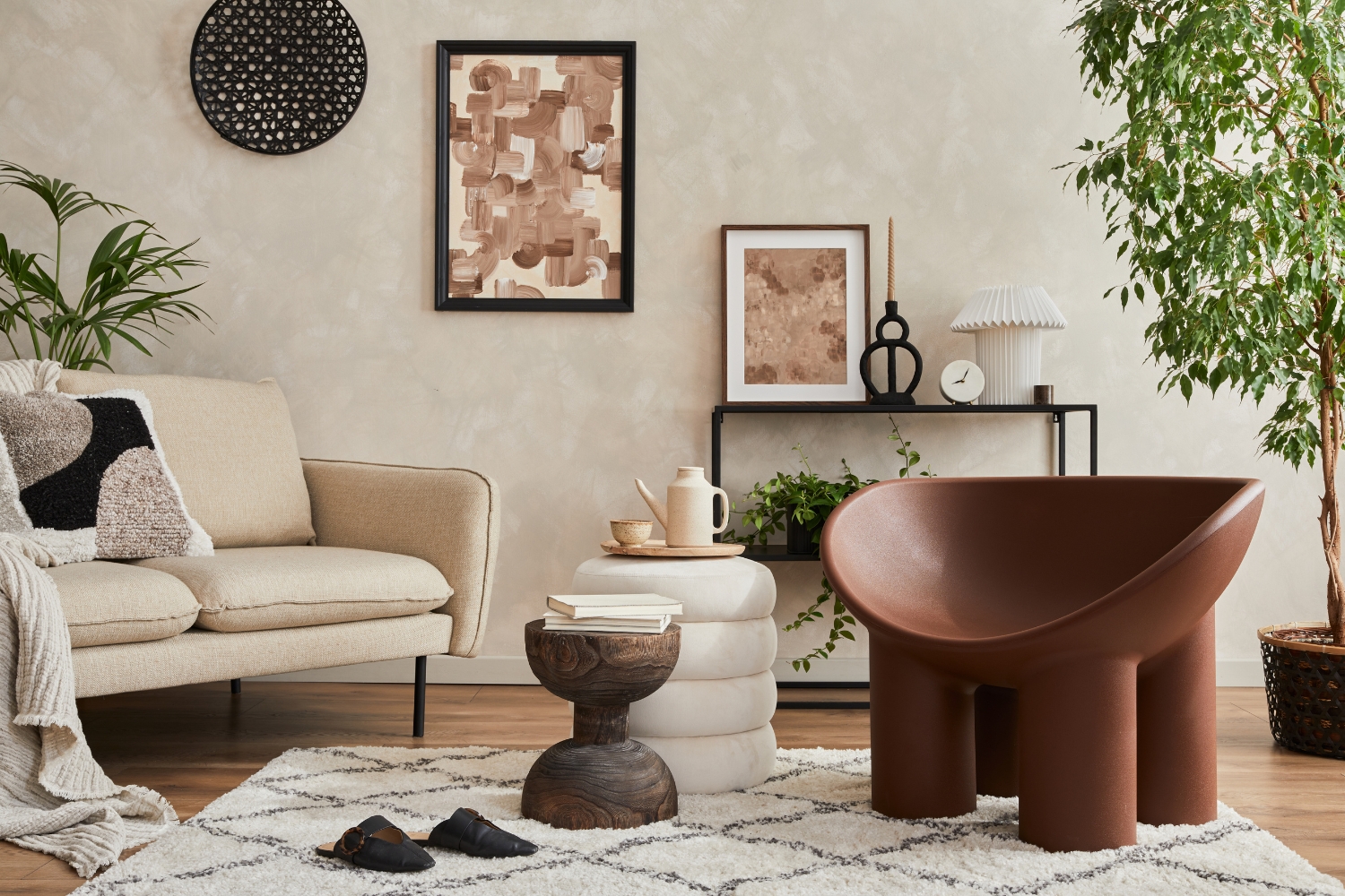 Kinto Art Blog Images curved furniture trend 2025 trendy muted tone furniture